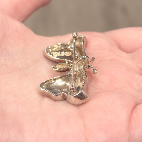 Grossbardt Southwestern Butterfly Pendant/Brooch, Colorful Inlay 925 18K Luxury - Picture 12 of 15